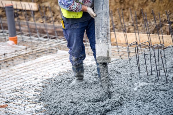 Cabin Foundation Pouring in Manteca